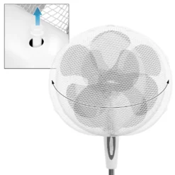 ECD Germany Standventilator 45W, Ø 40cm, Weiß/Grau - Leise, 3 Geschwindigkeitsstufen - Standfuß Höhenverstellbar 102-120 Cm - 90° Oszillazion 30° Neigbar - Ventilator Standlüfter Luftkühler Bödenventilator -Kaufland Verkäufe 00319fcc02ad78afe58ce3e6a6d37134