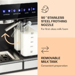 Arabica Comfort Espressomaschine 1350W 20 Bar 1,8l Touch-Bedienfeld Edelstahl 8 Arabica Comfort Espressomaschine 1350W 20 Bar 1,8l Touch-Bedienfeld Edelstahl -Kaufland Verkäufe 0044b9ebf12ddd640922f12f68151da3