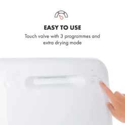 Klarstein Aquatica Mini-Tischgeschirrspüler, A, 125 KWh/Jahr, 2 Maßgedecke, Freistehend, Installationsfrei, 360° Wäsche, 3 Programme, Touch Control, Wasserverbrauch: 5 Liter, Weiß -Kaufland Verkäufe 007482e168ca0b26bf9054a5b464f721