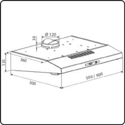 Bomann DU 623.3 Dunstabzugshaube Inox-look Wandhaube Unterbau-Haube Umluft- Oder Abluft -Kaufland Verkäufe 00d24ee8de9ced15f16fd76c2070abdd