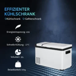 Outsunny Kühlbox Auto 30L Mit LCD-Anzeige Kompressor Autokühlschrank Elektrisch Boot Camper Reisen 12/24V DC Und 110-240V AC Weiß 14 Outsunny Kühlbox Auto 30L Mit LCD-Anzeige Kompressor Autokühlschrank Elektrisch Boot Camper Reisen 12/24V DC Und 110-240V AC Weiß -Kaufland Verkäufe 00e0d74e304fc395b5d7a4aaf9d006b5