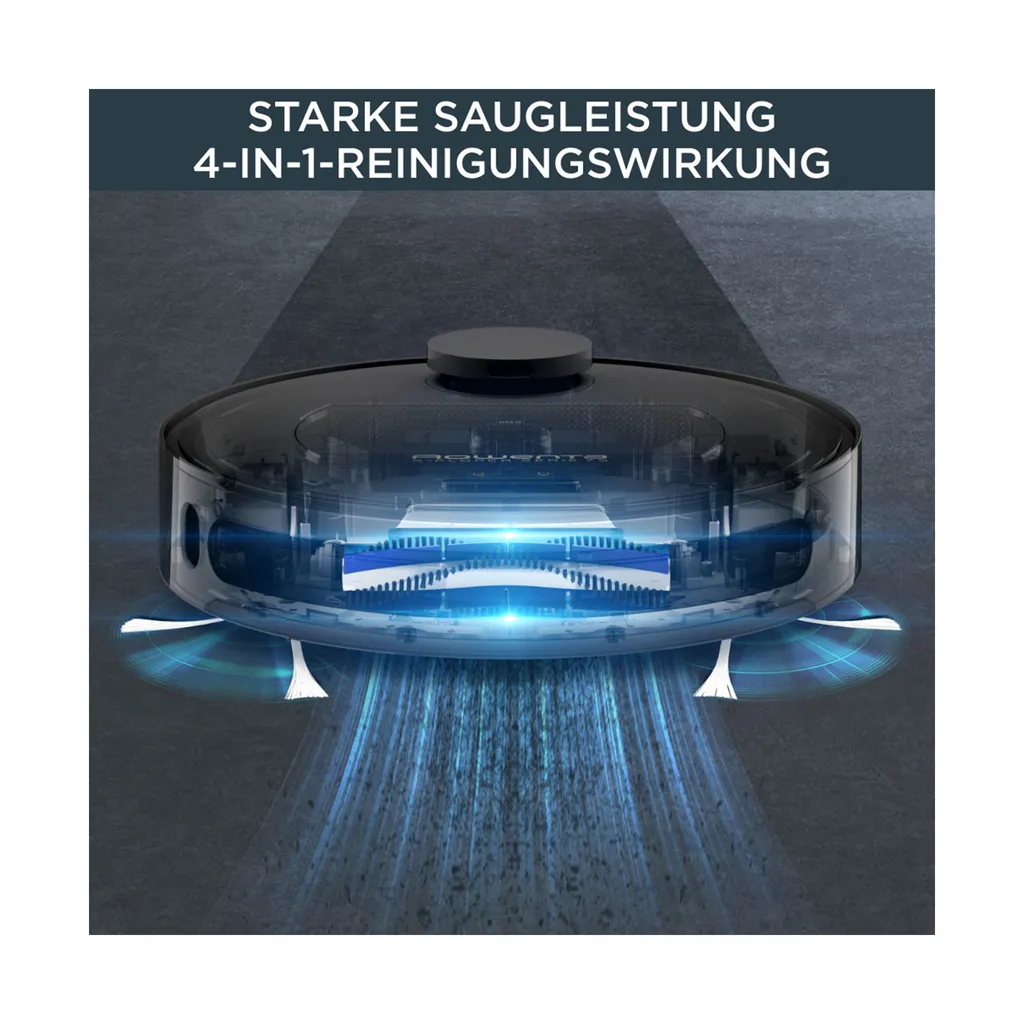 Rowenta Explorer 75 RR7675, Beutellos, Schwarz, Rund, Area, Ladend, Walzenbürste 9 Rowenta Explorer 75 RR7675, Beutellos, Schwarz, Rund, Area, Ladend, Walzenbürste – Bild 7