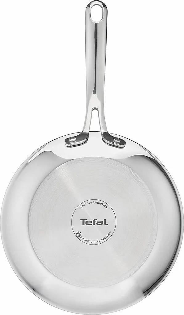Tefal Bratpfanne ETERNAL MESH Edelstahl Kratzfest °28cm E49706 + Jamie Oliver Gravur Glasdeckel 7 Tefal Bratpfanne ETERNAL MESH Edelstahl Kratzfest °28cm E49706 + Jamie Oliver Gravur Glasdeckel – Bild 5