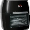 HOMCOM Heißluftfritteuse 11 L 1800W Mit 8 Menüs Zubehör Backofen Dehydrator Barbecue Für Gesundes ölfreies Fettarmes Kochen Stahl Schwarz 32 X 35,6 X 37,9 Cm -Kaufland Verkäufe 0173536b34b242c7c96b4fc1ec3daeba