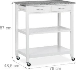 Relaxdays Küchenwagen Weiß -Kaufland Verkäufe 019461a1ac07faec82613d32074461b8