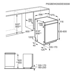 AEG - FEE53680ZM - Integrierbarer Geschirrspüler - 60 Cm -Kaufland Verkäufe 022c61763aaa58dac71ffafb78c622c1