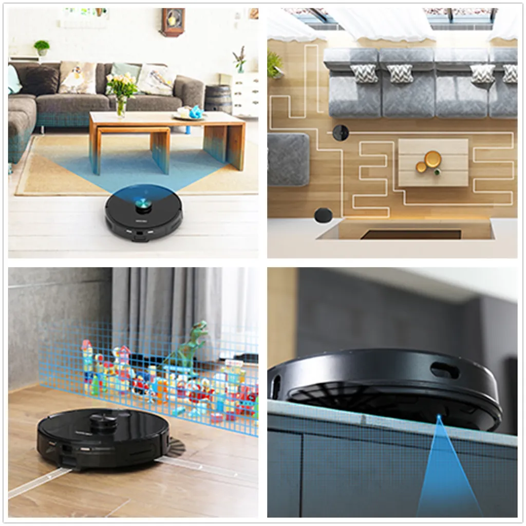 AIRROBO T10+ LDS Staubsauger Roboter 3-in-1 Saugroboter Mit Wischfunktion Saugroboter 2700Pa Mit Automatischer Absaugstation & Elektrische Kontrollwassertank 6 AIRROBO T10+ LDS Staubsauger Roboter 3-in-1 Saugroboter Mit Wischfunktion Saugroboter 2700Pa Mit Automatischer Absaugstation & Elektrische Kontrollwassertank – Bild 4