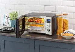 Severin Mikrowelle MW 7777 3-in-1 25 Liter 900 Watt Grill Heißluft Bis 230°C 23 Severin Mikrowelle MW 7777 3-in-1 25 Liter 900 Watt Grill Heißluft Bis 230°C -Kaufland Verkäufe 02daefb138cd4239de20e5e8c2b41cc9