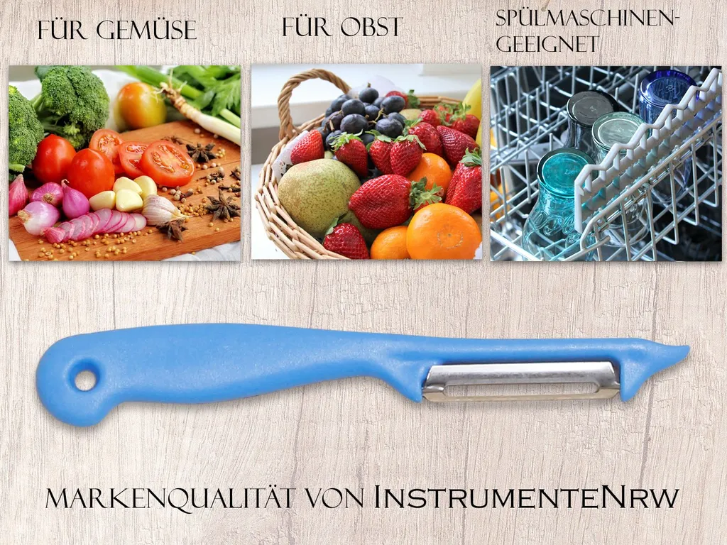Sparschäler 2er Set Schäler Obst Gemüse Mit Rostfreier Scharfer Pendelklinge Universalschäler Für Rechts Und Linkshänder Allzweckschäler Zum Schälen Von Obst Gemüse Spülmaschinen Geeignet Blau 4 Sparschäler 2er Set Schäler Obst Gemüse Mit Rostfreier Scharfer Pendelklinge Universalschäler Für Rechts Und Linkshänder Allzweckschäler Zum Schälen Von Obst Gemüse Spülmaschinen Geeignet Blau – Bild 2