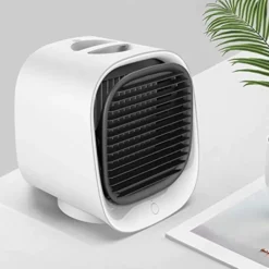 Mini Luftkühler, Tragber Mobile Klimageräte, 3 In 1 Mini Air Cooler, USB Ventilator, 3 Kühlstufen Mit LED Nachtlicht Für Zu Hause, Büro, Auto, Hotel, Garage, Camping -Kaufland Verkäufe 031772404c155f0e42e0f0929ffaac0f