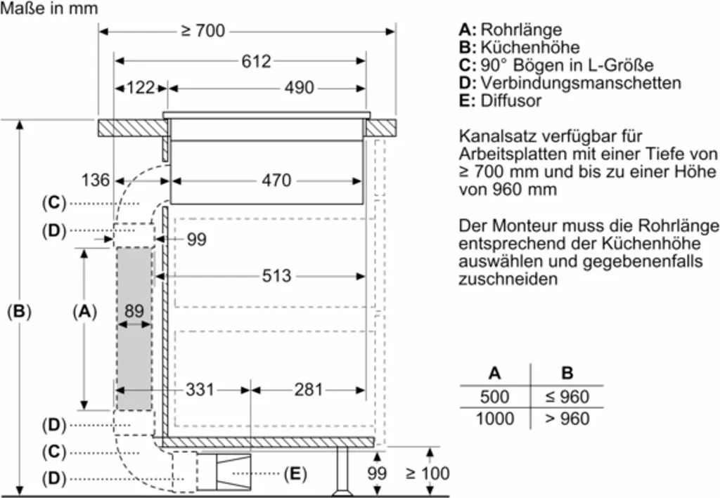 NEFF T48CD7AX2 Induktions-Kochfeld, Glaskeramik, 80,2 Cm Breite, 4 Kochstellen, Sensor-Bedienelemente 13 NEFF T48CD7AX2 Induktions-Kochfeld, Glaskeramik, 80,2 Cm Breite, 4 Kochstellen, Sensor-Bedienelemente – Bild 11