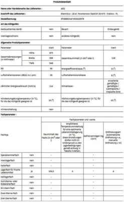 AEG SFS888DXAF Einbaukühlschrank Mit Gefrierfach 118 L FrischeZone Display 16 AEG SFS888DXAF Einbaukühlschrank Mit Gefrierfach 118 L FrischeZone Display -Kaufland Verkäufe 03885b26a509d0d30f003fceac46c187