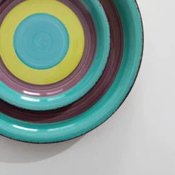 Tafelservice Steingut, Vancasso ARCO 36-teiliges Kombiservice Set, Vintage Geschirrservice Mit Je 12 Speiseteller, Kuchenteller Und Suppenteller, Für 12 Personen, Regenbogen Stil -Kaufland Verkäufe 03ddb779965d0da2cf8d9a42c315593a