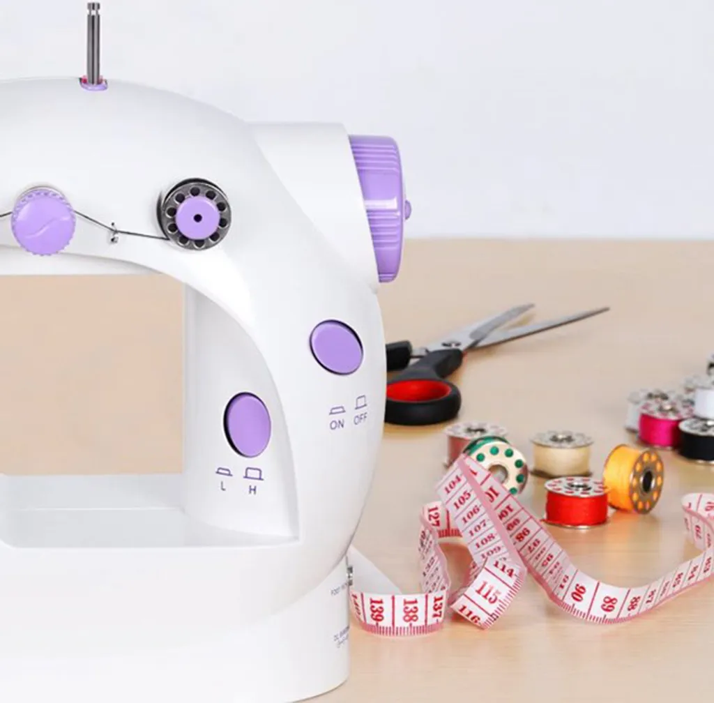 Elektrische Nähmaschine Tragbar Mini-Nähmaschine 2 Geschwindigkeit Mini Und Reisenähmaschine Nähen Maschine Doppelgewinde Foot Pedal Fusspedal Retoo 10 Elektrische Nähmaschine Tragbar Mini-Nähmaschine 2 Geschwindigkeit Mini Und Reisenähmaschine Nähen Maschine Doppelgewinde Foot Pedal Fusspedal Retoo – Bild 8