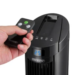 Monzana Turmventilator Fernbedienung 3 Geschwindigkeitsstufen Timer 70° Oszillation Flüsterleise Ventilator Standventilator, Farbe:schwarz -Kaufland Verkäufe 047df08108f5c7deed9b9c7a8bbaf6a7