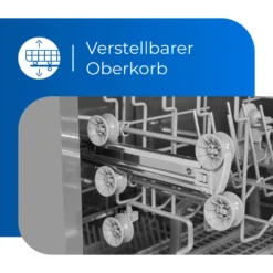 Exquisit Geschirrspüler GSP6312-030D Silber | Auto-Door-Open | 12 Maßgedecke | 6 Programme | LED-Anzeige | Startzeitvorwahl | Tassenablage | Höhenverstellbarer Oberkorb | Wasserenthärter -Kaufland Verkäufe 049942d9e31c976c89c26afcb9a621dc