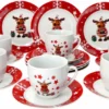 Kaffeeservice Elch 18tlg. Für 6 Personen Weiß Mit Weihnachtsdekor Lustiger Elch -Kaufland Verkäufe 04a8daf4664f6db331504c61d88da312