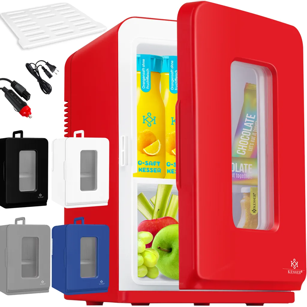 KESSER® 2in1 Mini Kühlschrank Kühlbox 15 Liter Kühl Und Heizfunktion Tragbarer AC DC 220-240V/12V Steckdose Und Zigarettenanzünder Warmhaltebox Mini-Thermobox Auto Büros Zimmer Camping Garten , Farbe:Schwarz, Größe:15L 3 KESSER® 2in1 Mini Kühlschrank Kühlbox 15 Liter Kühl Und Heizfunktion Tragbarer AC DC 220-240V/12V Steckdose Und Zigarettenanzünder Warmhaltebox Mini-Thermobox Auto Büros Zimmer Camping Garten , Farbe:Schwarz, Größe:15L