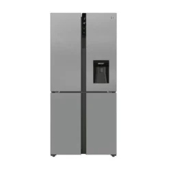 HOOVER HSC818FXWD - Kühlschrank Mit Mehreren Türen - 432L - Total No Frost - H 183 Cm X L 83 Cm - 41 DB (A) - Faux Inox