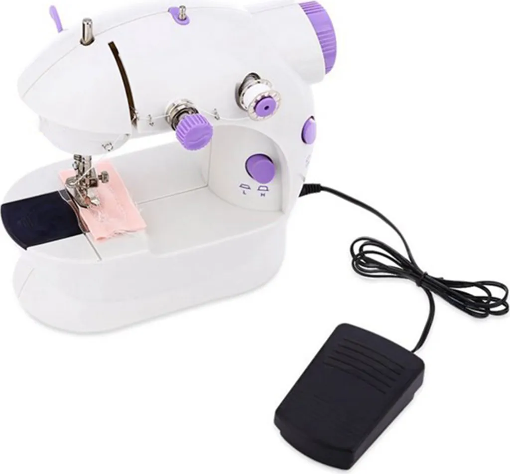 Elektrische Nähmaschine Tragbar Mini-Nähmaschine 2 Geschwindigkeit Mini Und Reisenähmaschine Nähen Maschine Doppelgewinde Foot Pedal Fusspedal Retoo 5 Elektrische Nähmaschine Tragbar Mini-Nähmaschine 2 Geschwindigkeit Mini Und Reisenähmaschine Nähen Maschine Doppelgewinde Foot Pedal Fusspedal Retoo – Bild 3