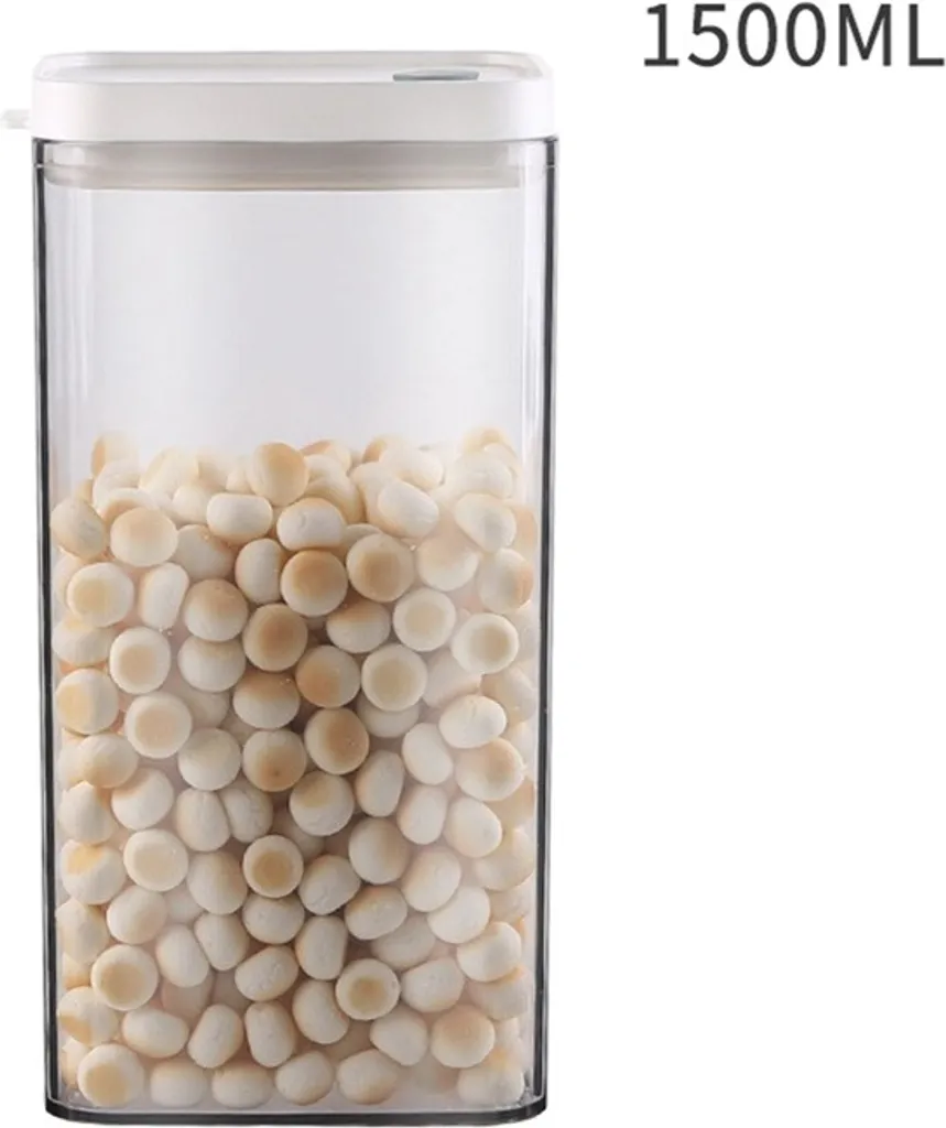 Vorratsbehälter Für Lebensmittel Quadratischer Vorratsbehälter Aus Kunststoff Aus Kunststoff (1500 Ml) 1 Stk 4 Vorratsbehälter Für Lebensmittel Quadratischer Vorratsbehälter Aus Kunststoff Aus Kunststoff (1500 Ml) 1 Stk – Bild 2