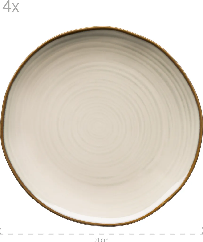 Mäser 931818 Frühstücksset Nottingham Für 4 Personen, Steinzeug, Beige (1 Set, 12-teilig) 11 Mäser 931818 Frühstücksset Nottingham Für 4 Personen, Steinzeug, Beige (1 Set, 12-teilig) – Bild 9