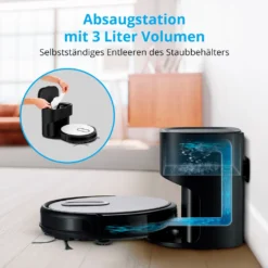 MEDION Saugroboter Mit Absaugstation S40 (2000Pa, Intelligente Navigation, Alexa Roboterstaubsauger Für Hartböden Fliesen Laminat, Teppicherkennung, Tierhaar Optimiert, HEPA14 Filter, Fernbedienung) 12 MEDION Saugroboter Mit Absaugstation S40 (2000Pa, Intelligente Navigation, Alexa Roboterstaubsauger Für Hartböden Fliesen Laminat, Teppicherkennung, Tierhaar Optimiert, HEPA14 Filter, Fernbedienung) -Kaufland Verkäufe 0677faf4920fc66a981cac5c99c18105