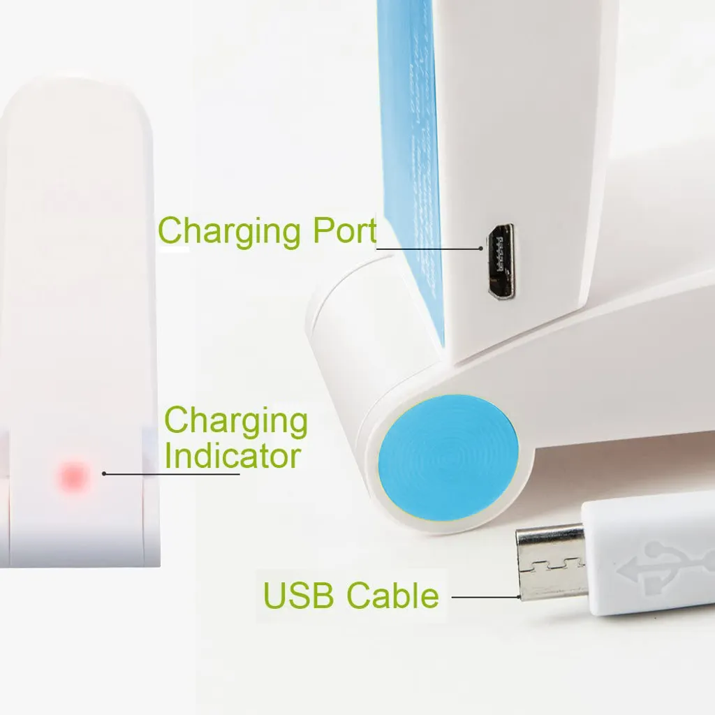 Tragbarer Mini Lüfter Klein Faltbarer Handventilator Wieder Aufladbarer Persönliche Taschenventilator Batterie Betriebener Reise Ventilator USB Schreibtisch-Fan Für Büro, Haus, Outdoor 7 Tragbarer Mini Lüfter Klein Faltbarer Handventilator Wieder Aufladbarer Persönliche Taschenventilator Batterie Betriebener Reise Ventilator USB Schreibtisch-Fan Für Büro, Haus, Outdoor – Bild 5