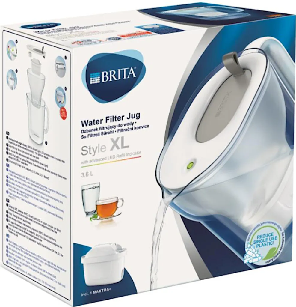 BRITA Wasserfilter Style XL Weiß Mit MAXTRA+ Filterkartusche 6 BRITA Wasserfilter Style XL Weiß Mit MAXTRA+ Filterkartusche – Bild 4