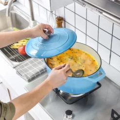 Vancasso Gusseisen Topf, Bräter Mit Deckel, Bratpfanne 6L Ø 30cm Emaillie Schmortopf, 13cm Niedrige Höhe Kasserolle Für Alle Herdarten Und Induktion 14 Vancasso Gusseisen Topf, Bräter Mit Deckel, Bratpfanne 6L Ø 30cm Emaillie Schmortopf, 13cm Niedrige Höhe Kasserolle Für Alle Herdarten Und Induktion -Kaufland Verkäufe 07429673e61f7af7134c5a5b1fe94dfb