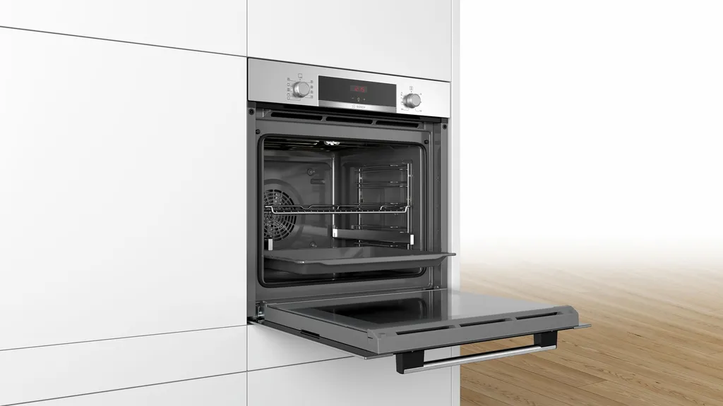 Bosch Einbaubackofen HBA3140S0 Backofen - Autark, Teleskopauszug, 3D-Heißluft 6 Bosch Einbaubackofen HBA3140S0 Backofen - Autark, Teleskopauszug, 3D-Heißluft – Bild 4