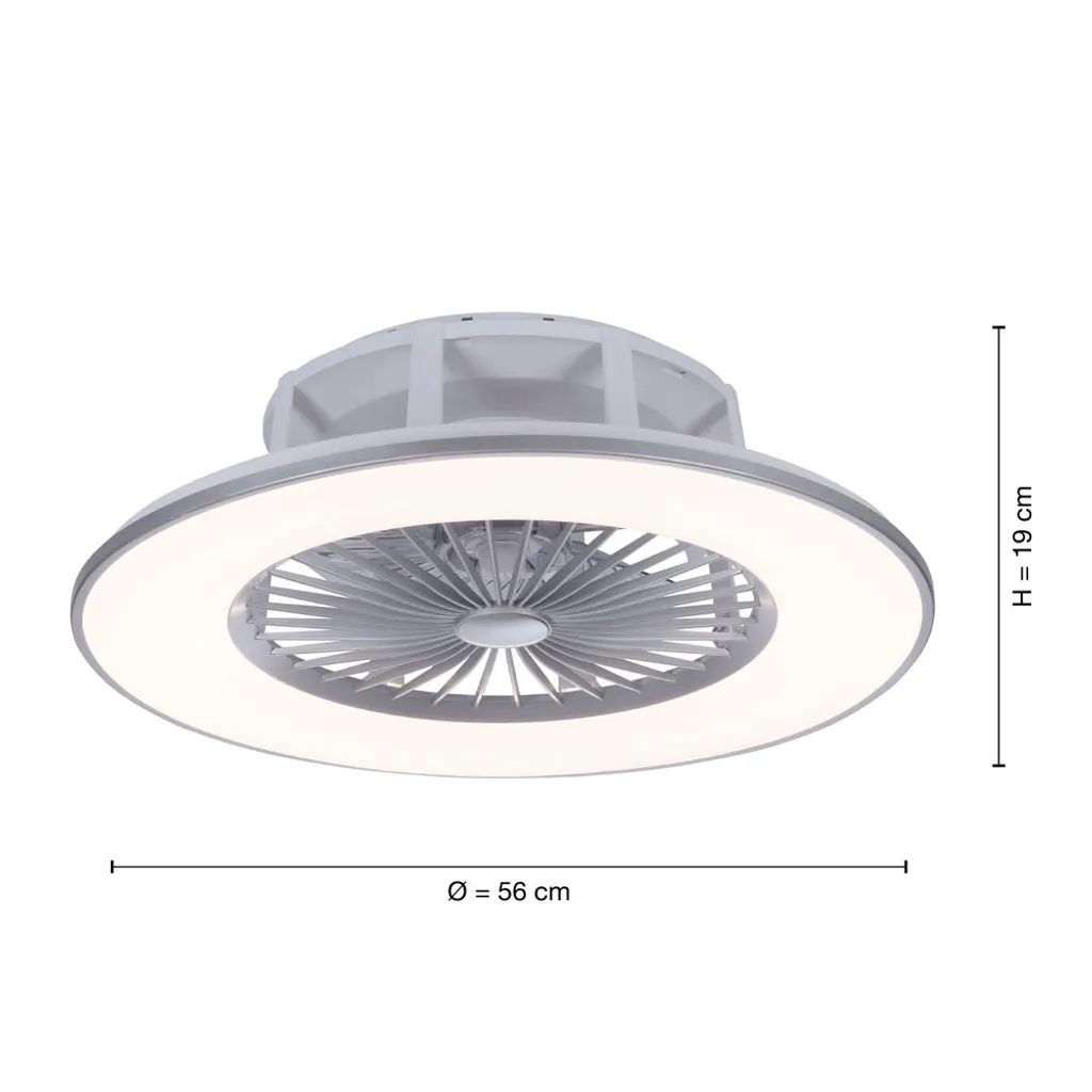 Selltec LED Deckenlampe Ventilator AIR 3 Stufen, Dimmbar, Fernbedienung CCT, Wohnzimmer Wohnzimmer, Schlafzimmer, Kinderzimmer 14646055 7 Selltec LED Deckenlampe Ventilator AIR 3 Stufen, Dimmbar, Fernbedienung CCT, Wohnzimmer Wohnzimmer, Schlafzimmer, Kinderzimmer 14646055 – Bild 5