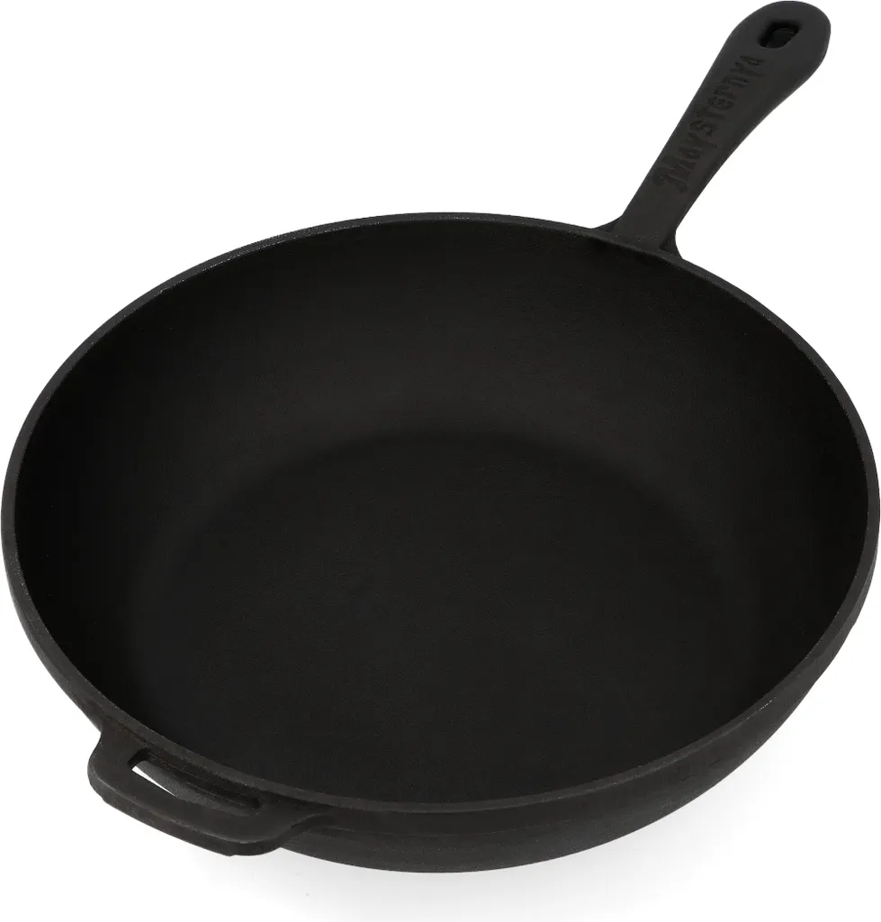 Gusseisenpfanne - Bratpfanne - Tiefe Pfanne - Maysternya - 28 Cm 6 Gusseisenpfanne - Bratpfanne - Tiefe Pfanne - Maysternya - 28 Cm – Bild 4