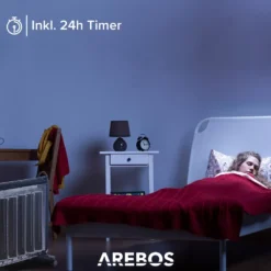 AREBOS Mica Konvektor 2000 W | Wärmewellenheizer | Elektroheizung | Konvektor-Heizung | Mobile Elektroheizung Energiesparend | Leise Heizung | Mobiler Elektro Heizlüfter Mit 2 Heizstufen | Schwarz -Kaufland Verkäufe 09774dab7a6a63b09277409e3142b369