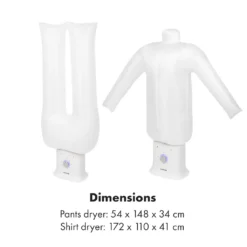 Klarstein ShirtButler Deluxe Automatisches Trocken- Und Bügelgerät , 2-in-1: Trocknen Und Bügeln , 1250 Watt Sicherheits-Heizer , HotAir Tension-Technologie , Timer: 0-180 Minuten , Geräuscharm , LED-Kontrolllicht , Material: Oxford-Nylon -Kaufland Verkäufe 0a8034e7ccaa0237681a071a7c553b89