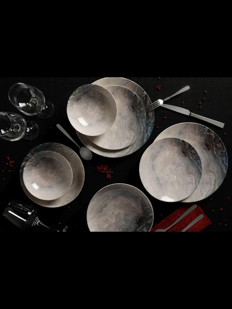 Hermia Concept, Erika,(24 Stücke), Abendessen , Mehrfarbig, 100% Porzellan 14 Hermia Concept, Erika,(24 Stücke), Abendessen , Mehrfarbig, 100% Porzellan – Bild 12