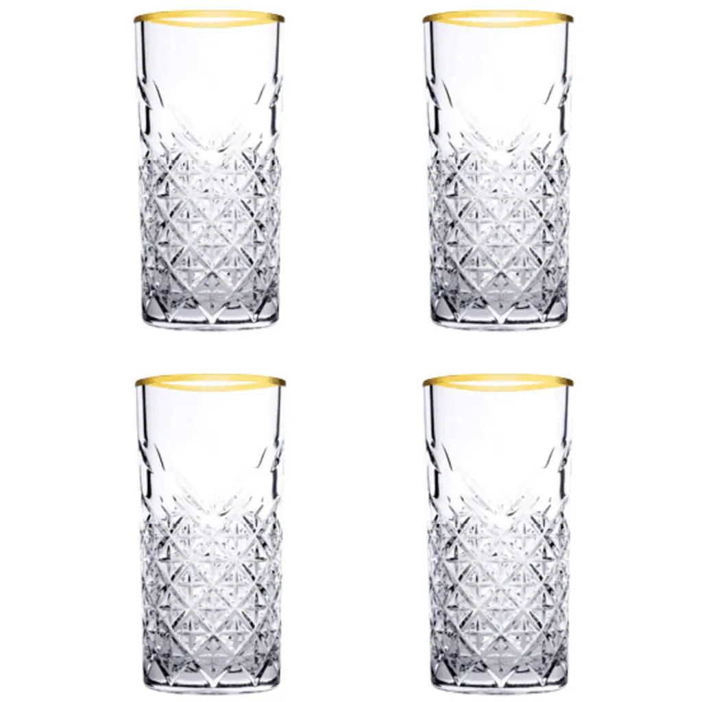 Pasabahce Timeless Golden Touch 4tlg Trinkglas Glas Tumbler 450ml 52800 4 Pasabahce Timeless Golden Touch 4tlg Trinkglas Glas Tumbler 450ml 52800 – Bild 2