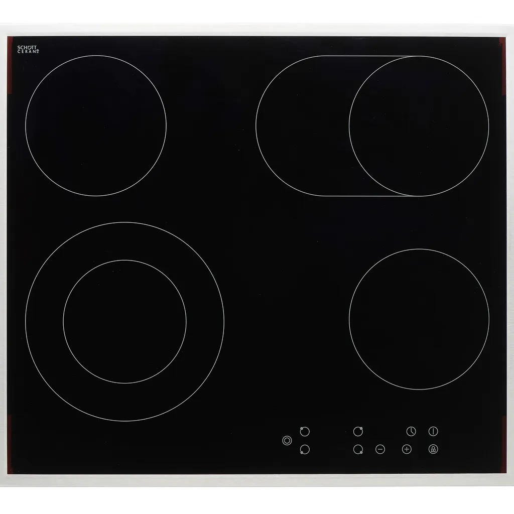 PKM Kochfeld Ceranfeld Mit Edelstahlrahmen Autark EB-C4-2KBTC Touch Control 4 PKM Kochfeld Ceranfeld Mit Edelstahlrahmen Autark EB-C4-2KBTC Touch Control – Bild 2
