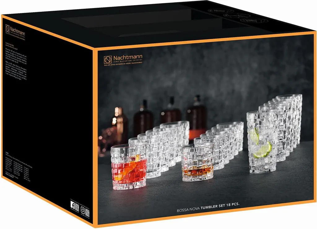 Nachtmann Becher Set/18 7568/18tlg Bossa Nova 103000 3 Nachtmann Becher Set/18 7568/18tlg Bossa Nova 103000