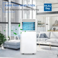 EINFEBEN Mobiles Klimagerät Klimaanlagen 7.000 BTU/h Mit Oekologischem Kuehlmittel,4-in-1 Klimaanlage Eco R290,Aircondition, Ventilator Und Luftentfeuchter Für Raeume Bis 60 M³,Weiss,EEK: A -Kaufland Verkäufe 0b790e78baca13bb3c6401d9c88c4f22
