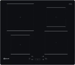 Bauknecht Glaskeramik-Kochfeld Mit Induktion - BQ 5160S AL Alu Rahmen 60 Cm