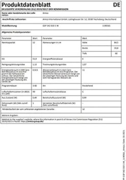 Amica - GSP 542 010 W - Stand-Geschirrspüler - Weiß - 60 Cm 10 Amica - GSP 542 010 W - Stand-Geschirrspüler - Weiß - 60 Cm -Kaufland Verkäufe 0be84d264423ac36ec61989176599ca7
