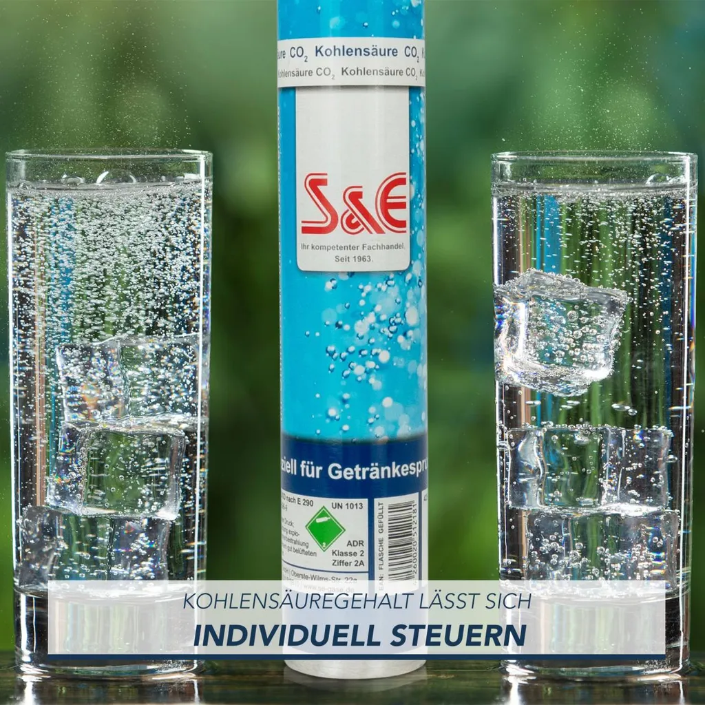 2 X CO2 Reserve-Zylinder Für 425g | 60l Sprudel-Wasser - Kohlensäure Nachfüll-Flasche Kompatibel Mit Soda Wasser-Sprudler 9 2 X CO2 Reserve-Zylinder Für 425g | 60l Sprudel-Wasser - Kohlensäure Nachfüll-Flasche Kompatibel Mit Soda Wasser-Sprudler – Bild 7