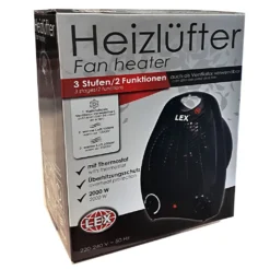 LEX Heizlüfter Mit Ventilatorfunktion 2000W, Farbe:Schwarz -Kaufland Verkäufe 0ce7ed2a5c0dc3301e449dc68f273dba