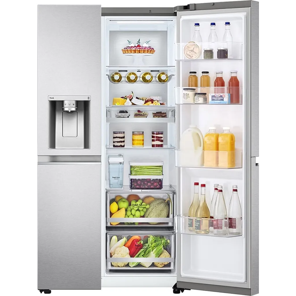 LG GSLV91MBAD Amerikanischer Side-by-Side Mit Wasser- Und Eisspender - No Frost Total No Frost - Multi Airflow System - 635 Liter, Edelstahl 8 LG GSLV91MBAD Amerikanischer Side-by-Side Mit Wasser- Und Eisspender - No Frost Total No Frost - Multi Airflow System - 635 Liter, Edelstahl – Bild 6