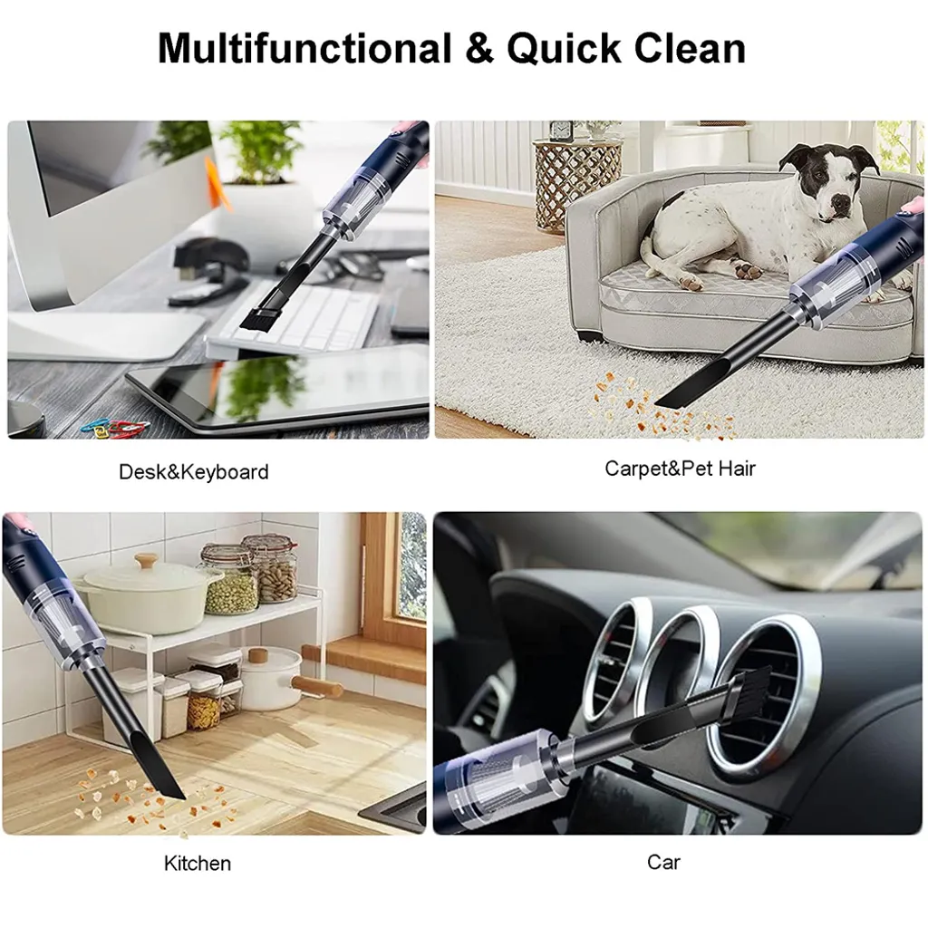 Wireless Portable Mini Car Vacuum Cleaner High Power Cordless (440g),Handheld Vacuum Cordless,Hand Vacuum Cordless Rechargeable,Handheld Vacuum Cleaner For Car/Desk,Black 11 Wireless Portable Mini Car Vacuum Cleaner High Power Cordless (440g),Handheld Vacuum Cordless,Hand Vacuum Cordless Rechargeable,Handheld Vacuum Cleaner For Car/Desk,Black – Bild 9