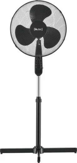 Standventilator Durchmesser 41cm Ventilator Mit 3 Stufen Luftkühler Windmaschine Oszillation 50W Schwarz [in.tec] -Kaufland Verkäufe 0e1b24c0d1f869c842380b0dd386f418