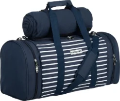 Anndora Picknick Kühltasche + Decke + Zubehör - Blau Weiß Gestreift - Blau 12 Anndora Picknick Kühltasche + Decke + Zubehör - Blau Weiß Gestreift - Blau -Kaufland Verkäufe 0ebd62b772ca845f513599e250ef4153