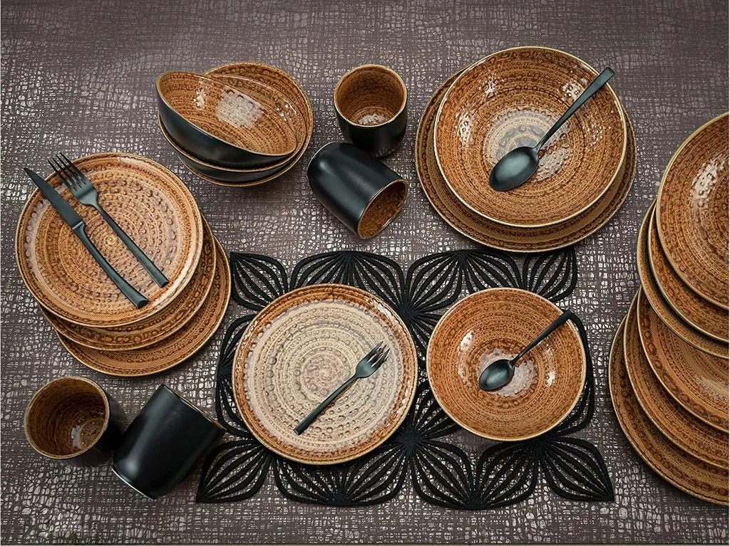 CreaTable 23365 Kombiservice Villa Romana Für 4 Personen, Steingut (1 Set, 16-teilig) 4 CreaTable 23365 Kombiservice Villa Romana Für 4 Personen, Steingut (1 Set, 16-teilig) – Bild 2