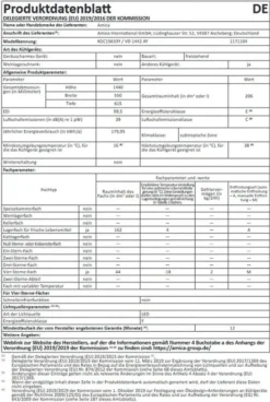 Amica KGC 15633 Y, Kühl-/Gefrierkombination, 208 L, ST, 40 DB, 2,5 Kg/24h, , Farbe Gelb -Kaufland Verkäufe 104a99dc6fddc435f240532a3d4061a7